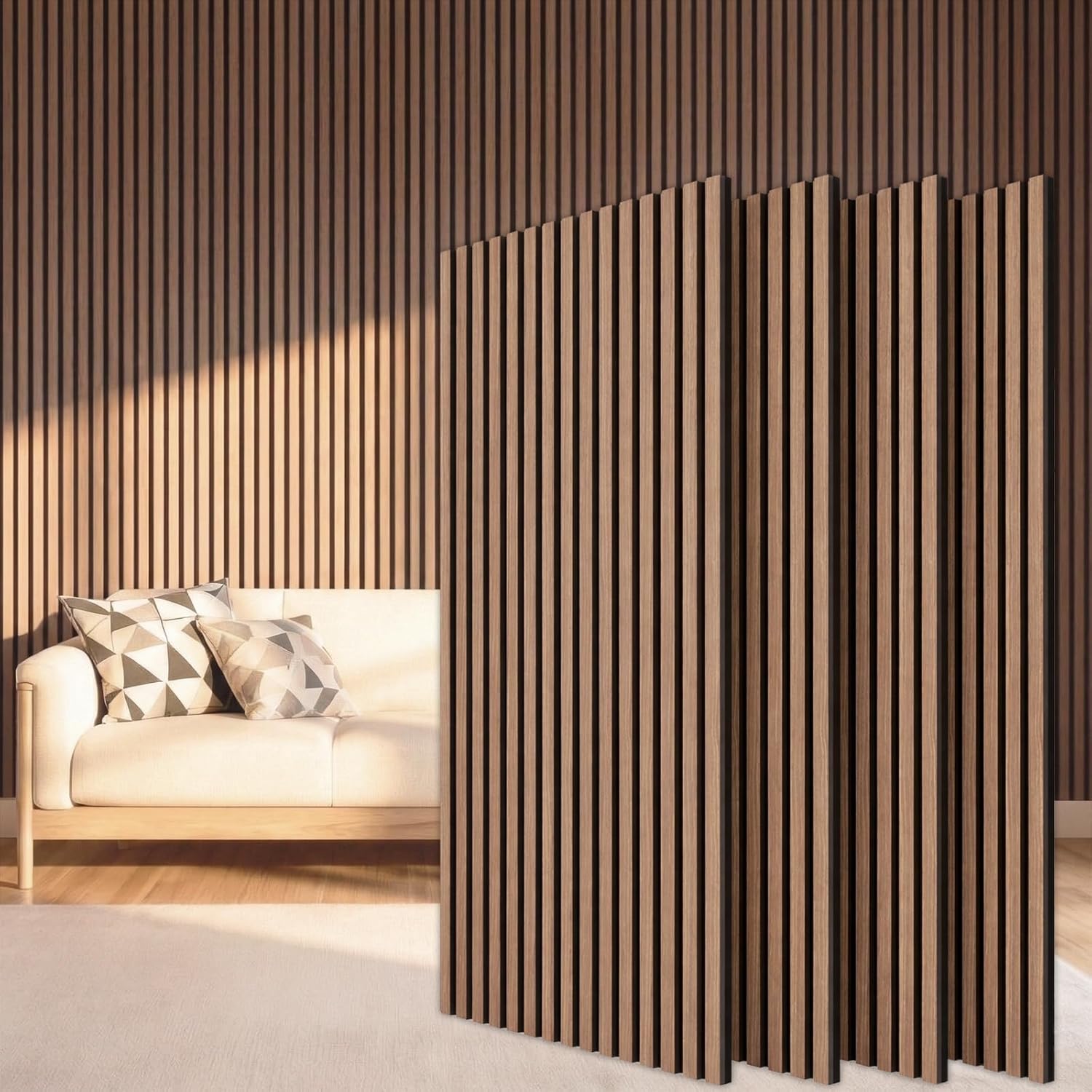 Walnut Acoustic Wall Panels