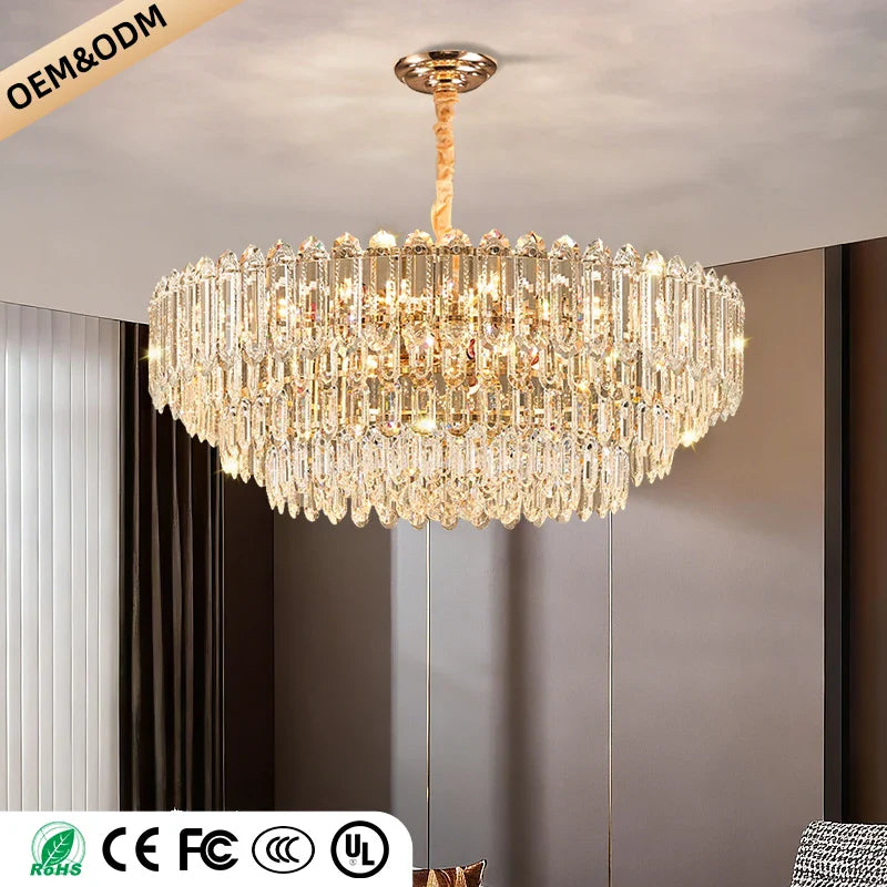 Elegant Crystal Ceiling Lamp