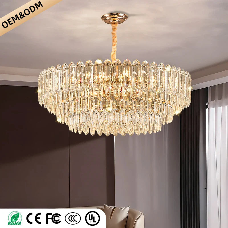 Elegant Crystal Ceiling Lamp