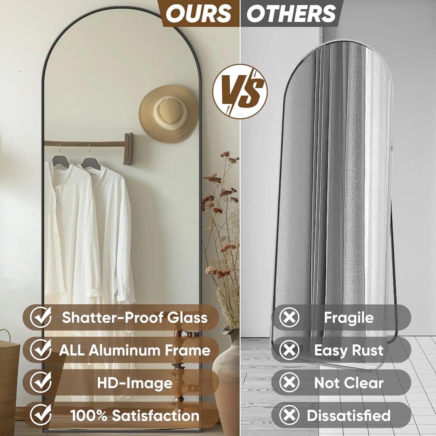 Elegant Full-Length Mirror